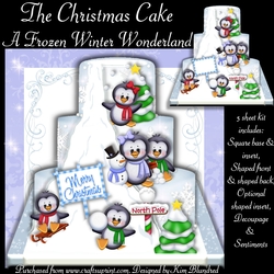 The Christmas Cake - A Frozen Winter Wonderland