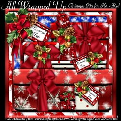 All Wrapped Up - Christmas Gifts for Her - Red