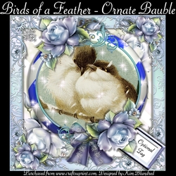 Birds of a Feather - Ornate Bauble