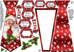 Novelty Christmas Tie - Santa