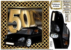 Special Birthday Sports Car - Age 50