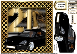 Special Birthday Sports Car - Age 21