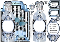 Blue Diamond Vodka - A5 Topper