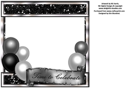 Special Birthday Ages - Black & Silver Insert