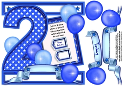 2 Today - Frame It I Card Front - Blue