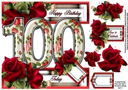Special Ages Floral - 100 Today