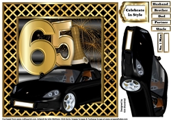 Special Birthday Sports Car - Age 65