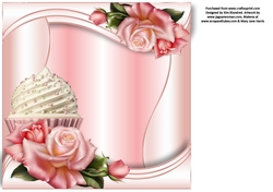 Special Birthday Roses & Cupcakes - Insert