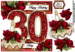 Special Ages Cupcakes and Sparkle - 30 Today