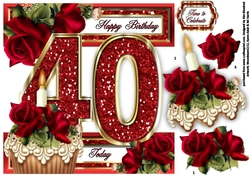 Special Ages Cupcakes and Sparkle - 40 Today