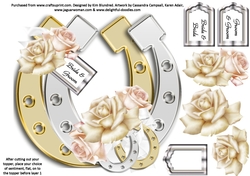 The Wedding Keepsake - Horseshoes - Gold & Silver