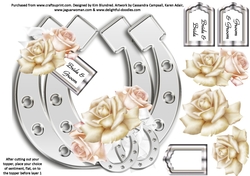 The Wedding Keepsake - Horseshoes - Silver Celebration
