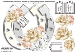 The Wedding Keepsake - Horseshoes - White Wedding