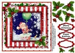 Cute Christmas Toppers 1 - Im Going In