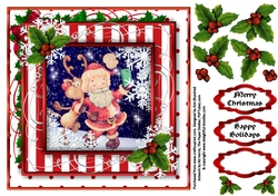 Cute Christmas Toppers 1 - Selfie Besties