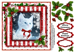 Cute Christmas Toppers 1 - Waiting for Santa