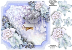 Frozen Land - The Little Log Cabin