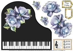 Baby Grand Piano - Black 3