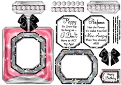 The Power of Perfume - Pink - Shaped Topper