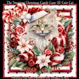 The Sweetest Christmas Candy Cane & Cute Cat
