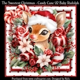 The Sweetest Christmas Candy Cane & Baby Rudolph