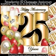 Strawberries & Champagne Anniversary Celebration