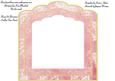 Roses & Romance Pink Scallop Top Card Insert