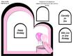 Spoilt for Choice - Girly Pink - Shaped Card Insert