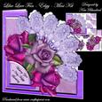 Lilac Lace Fan - Edgy - Mini Kit