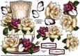 Vintage Lounging - Antique Vanity Chair & Roses