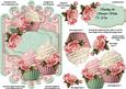 Simply Beautiful - Shaped Topper - Cupcakes
