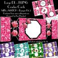Large Dl - Bling Cracker Cards - Mix N Match - Bumper Kit 2