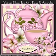Vintage China Tea Set - Roses & Amaryllis