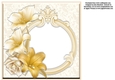 That Beautiful Birthday Cake - Champagne Roses & Lillies Insert