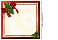 Wreath 1 - Traditional Holly & Pinecone Quick Card Insert