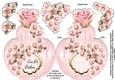 The Vintage Perfume Bottle - Shaped Card or Topper