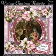 Vintage Christmas Nativity - Ornate Bauble