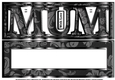 MUM - Large Letter - Large DL - Black Floral