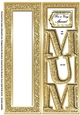MUM - Large Letter - Large DL - Gold - Portrait