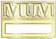MUM - Large Letter - Large DL - Lemon Polkadot