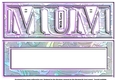 MUM - Large Letter - Large DL - Pastel Brocade