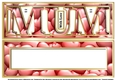 MUM - Large Letter - Large DL - Pink Hearts