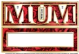 MUM - Large Letter - Large DL - Red Roses