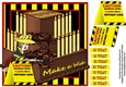 Call in the Professionals - Chocolate Cake - Novelty card front