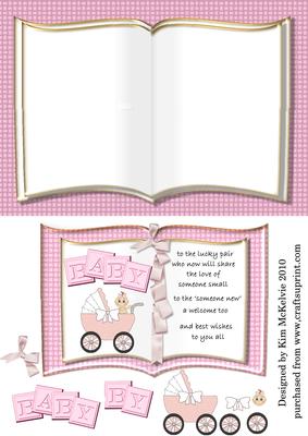 New Baby Girl Celebration Book