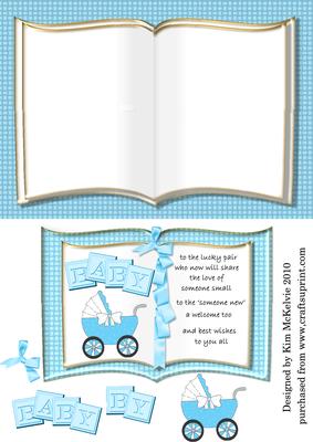 New Baby Boy Celebration Book