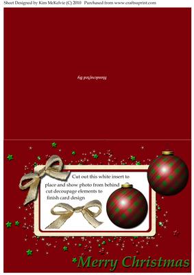 Own Photograph Christmas Card