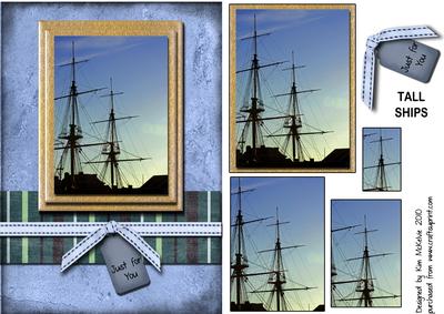 Tall Sailing Ships Quick Card