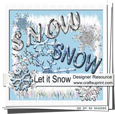 Let It Snow - Digital Element Kit