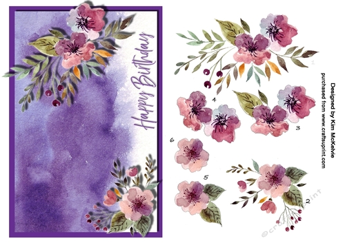 Purple Watercolour